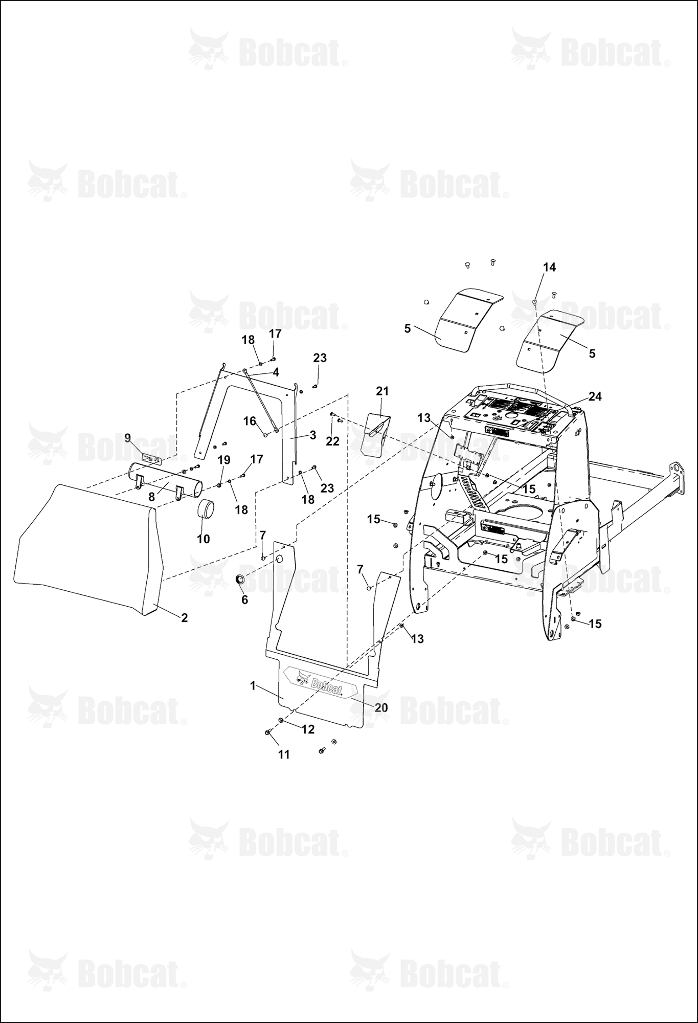 Rider Pad & Fender ASSY