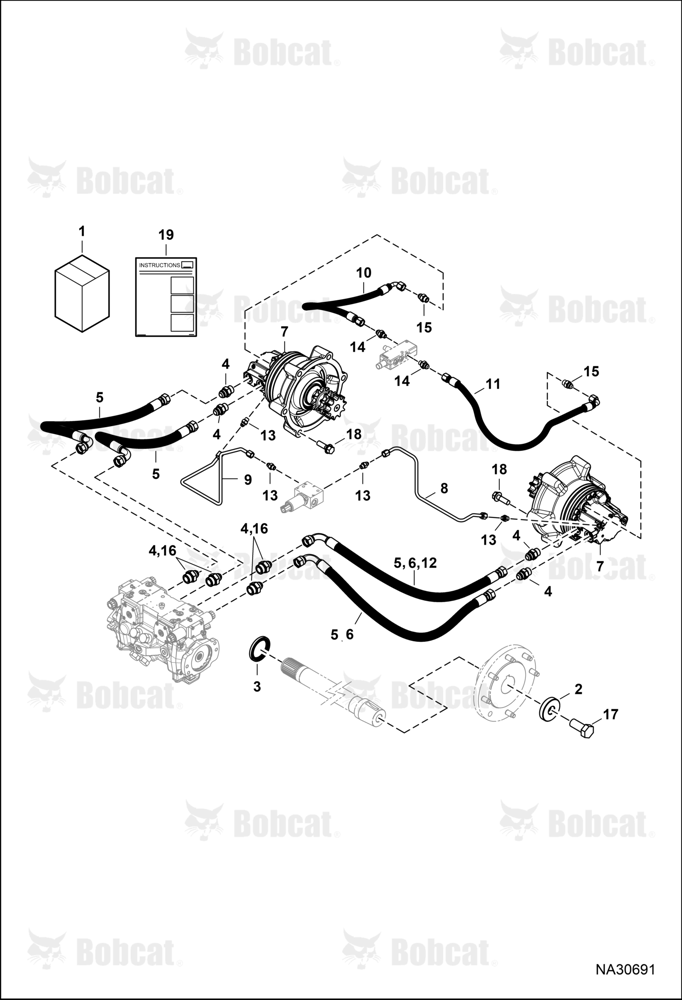 Drive Motor Replacement Kit (2 Speed) (ML04)