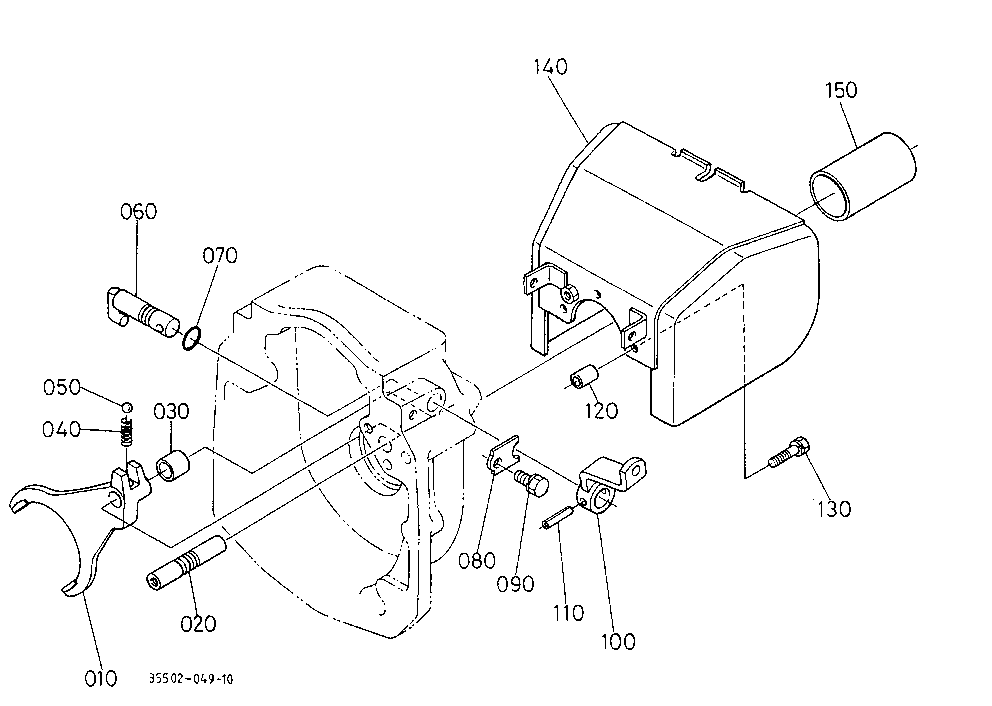 Pto Gear Shift Fork And Pto Cover