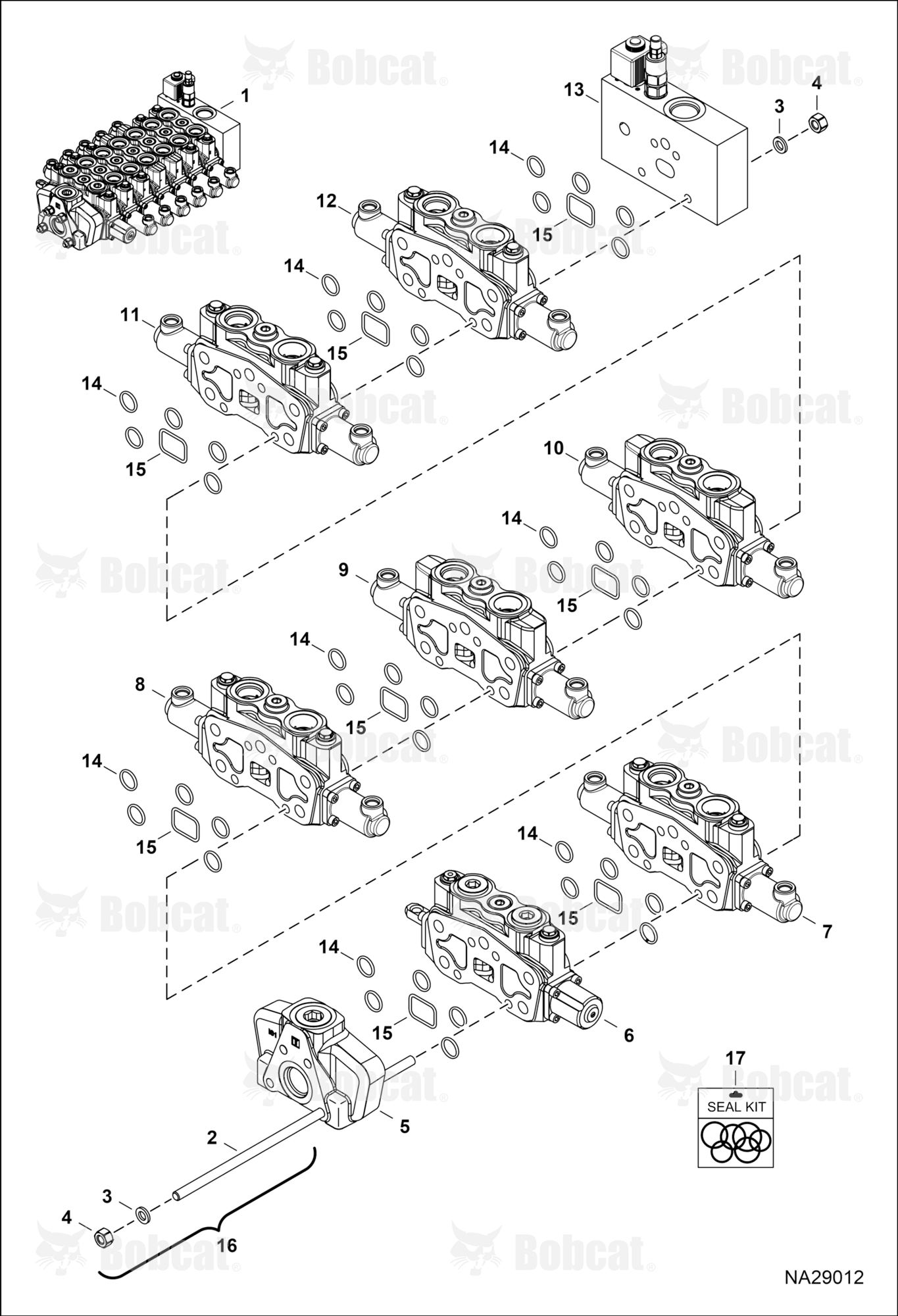 Hydraulic Control Valve (Backhoe)