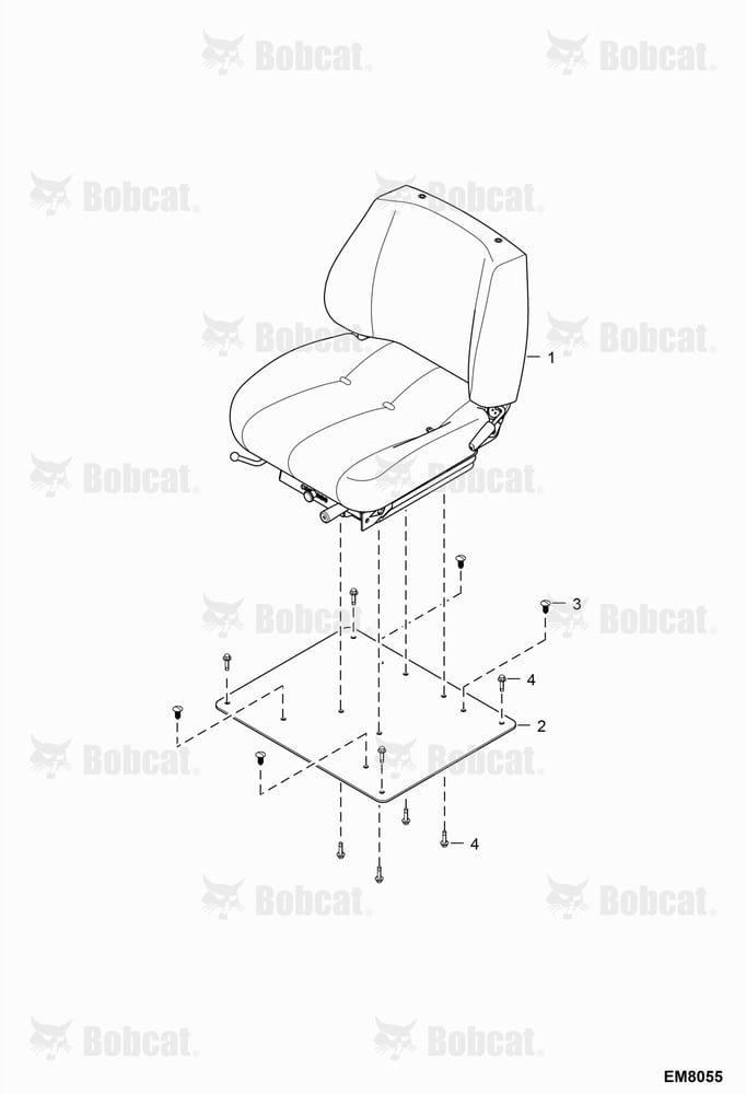 Operator Seat (Mechanical Suspension) (KAB)