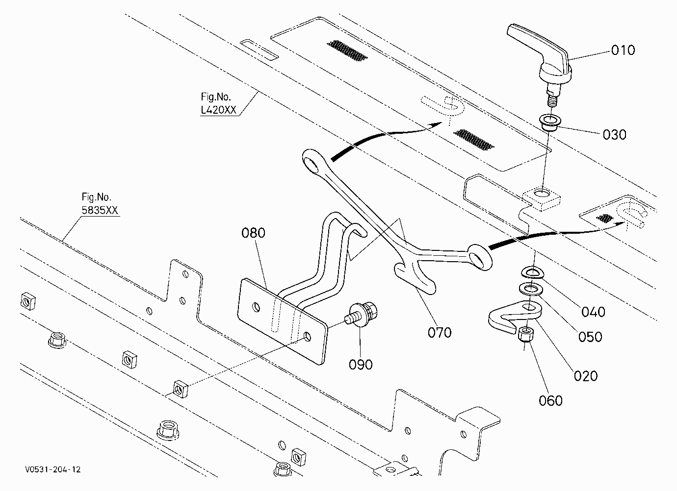 BONNET LOCK (UPPER)