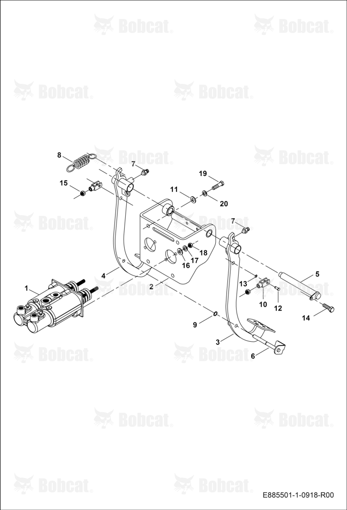 Brake Pedal Connections B45211080 & Above
