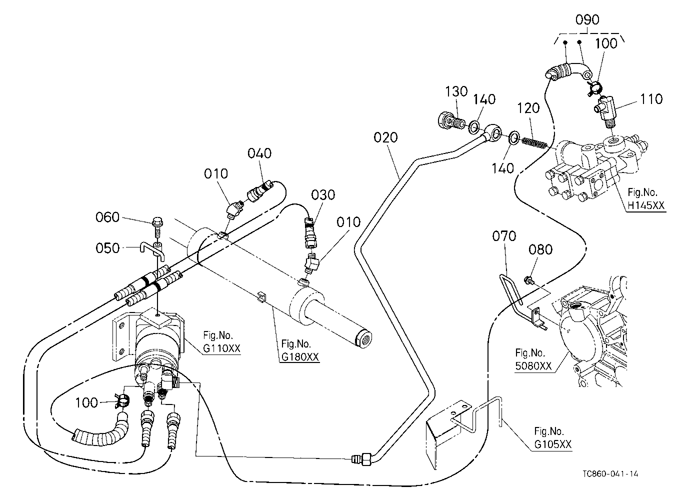 Hydraulic Oil Line (Steering)