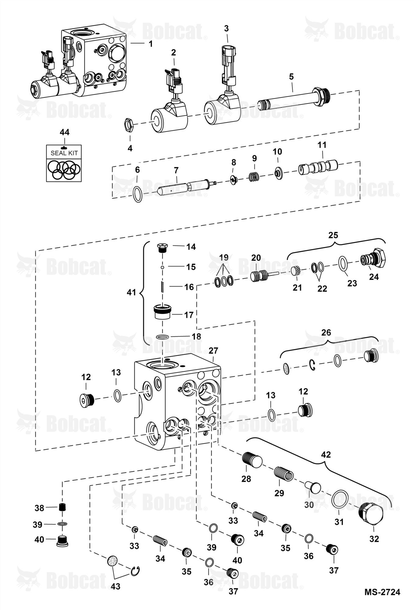 Power BOB-TACH (Valve) (One Female Connector & One Male Connector Coils)