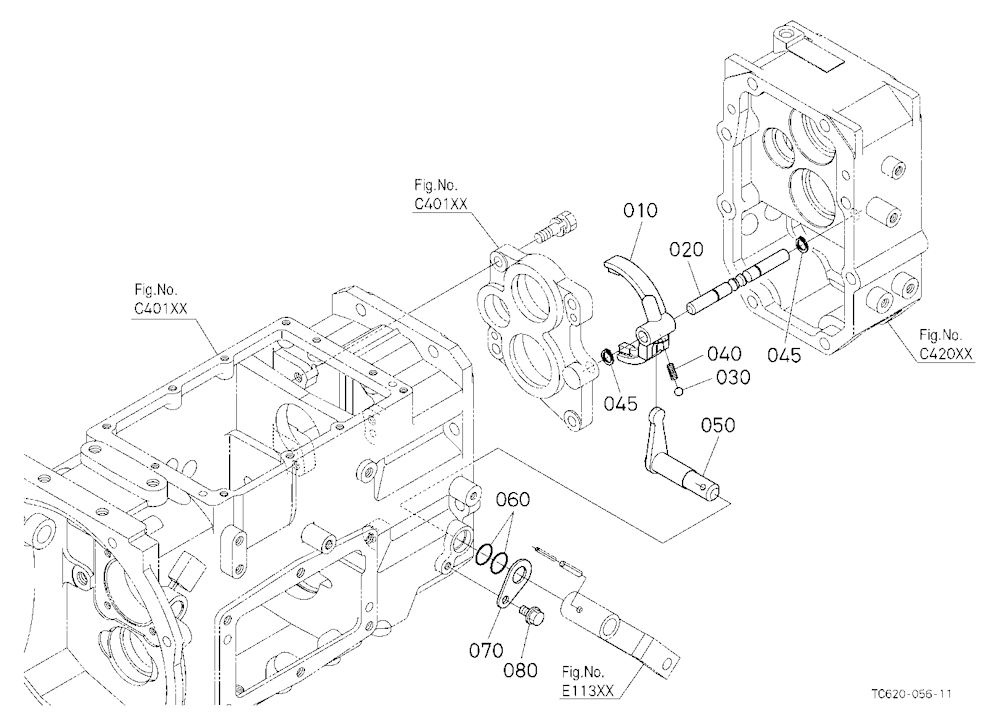 Shuttle Shift Fork