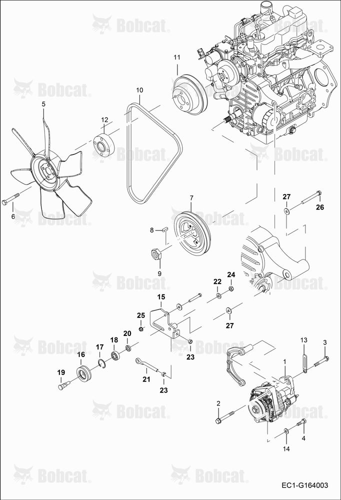 Cooling Fan & Belt Drive Group