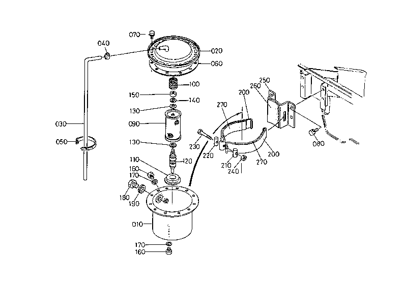 Power Steering Oil Tank