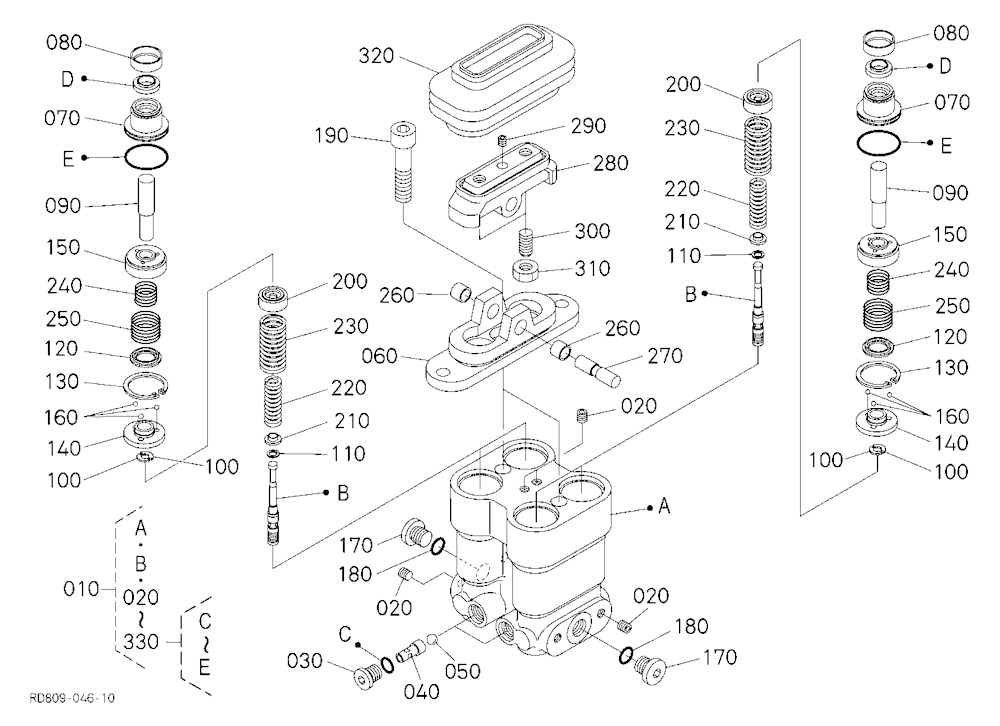 Pilot Valve(Travel) [Component Parts]