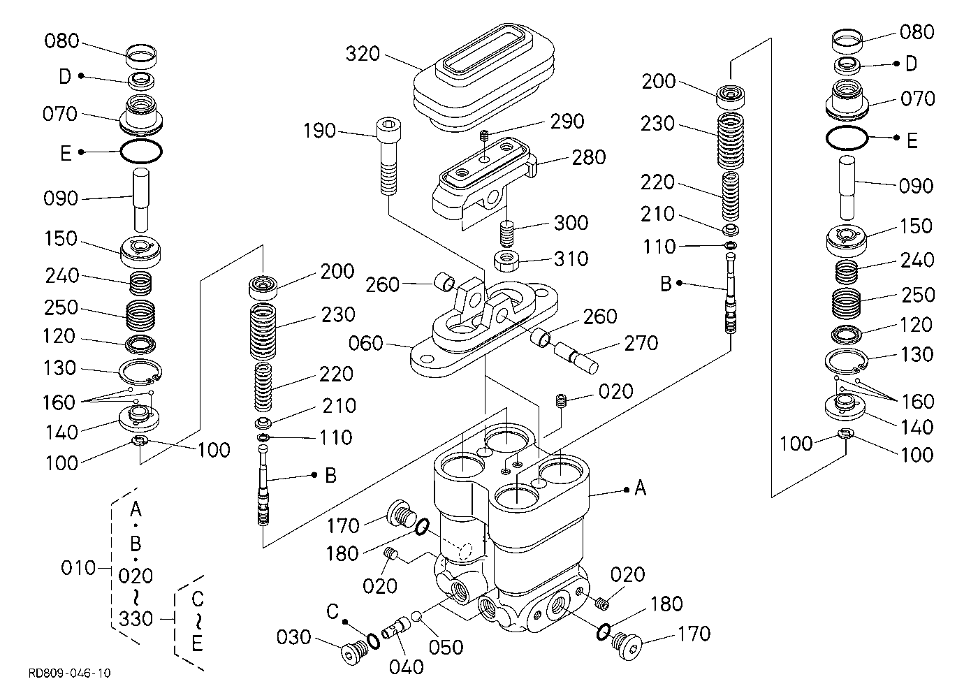 Pilot Valve(Travel) [Component Parts]