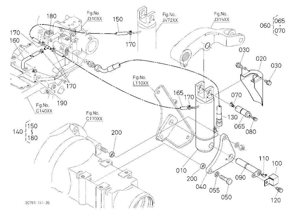 3P-Lift Assist Cylinder Lh [New]
