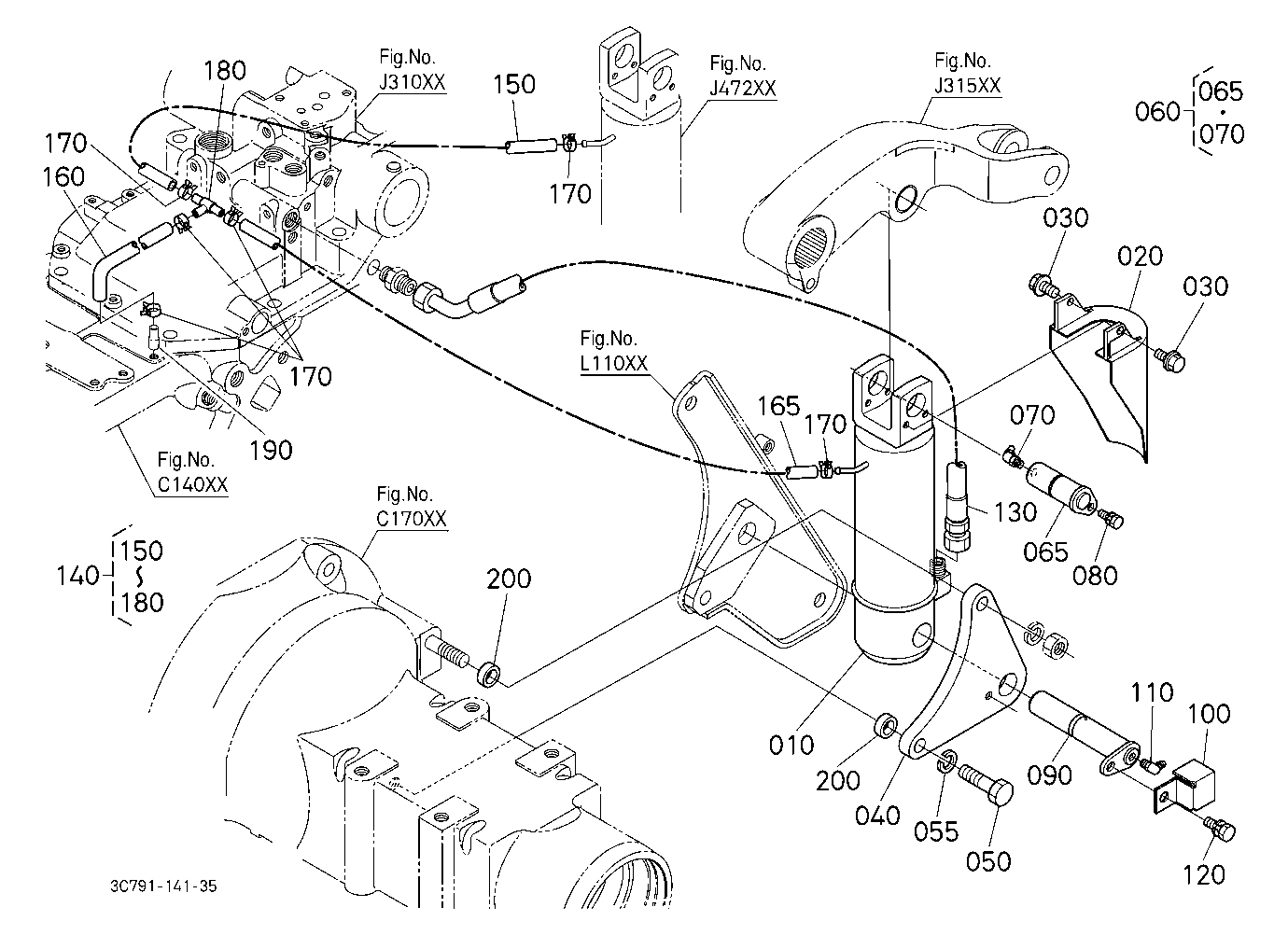 3P-Lift Assist Cylinder Lh [New]