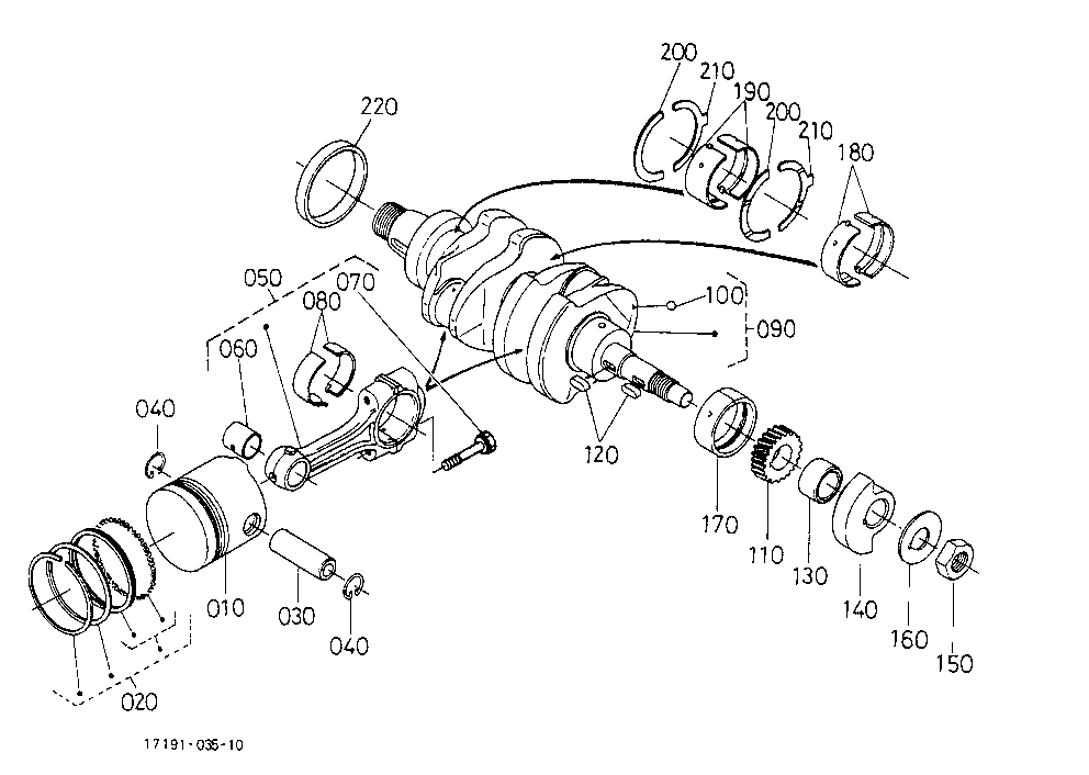 Piston And Crankshaft