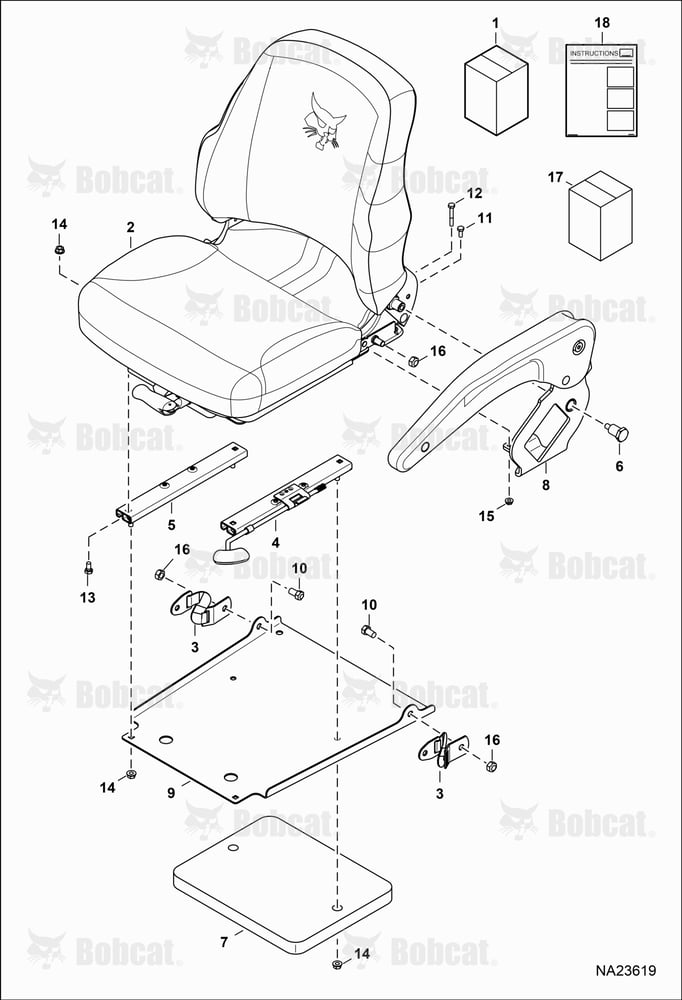 Seat Kit (Suspension) (Driver)