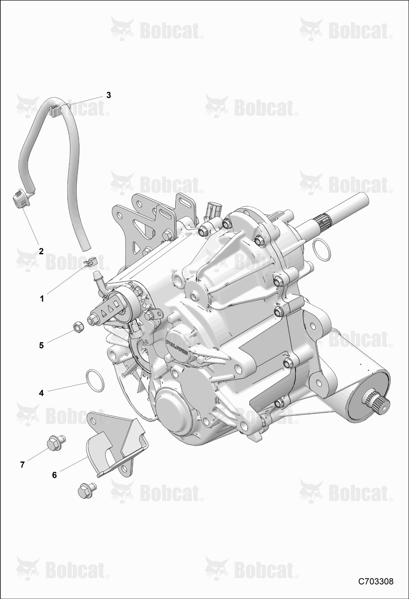 Drive TRAIN, Main GEARCASE, Mounting