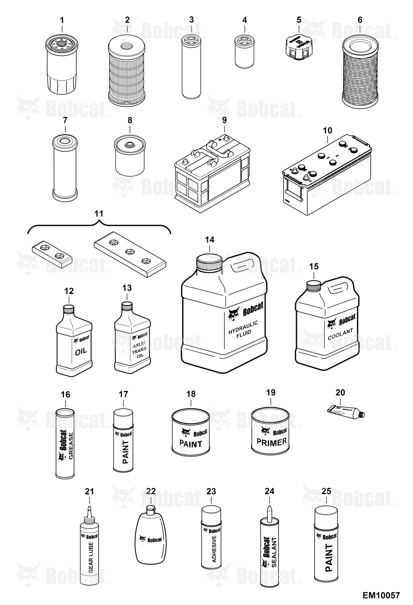 Maintenance Items (Service Parts)