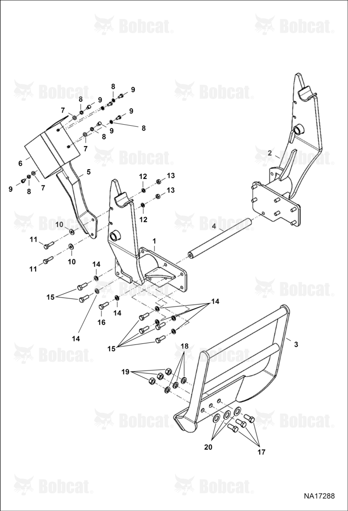 Tractor Loader FL6 (Mounting)  B4TW00101 & Above