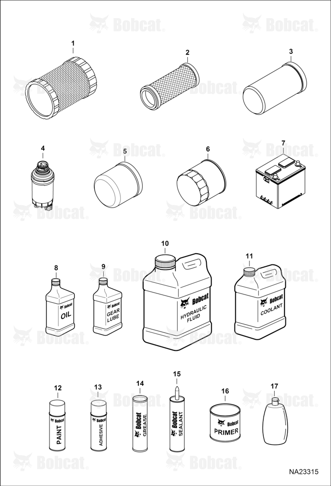 Maintenance Items (Service Parts)