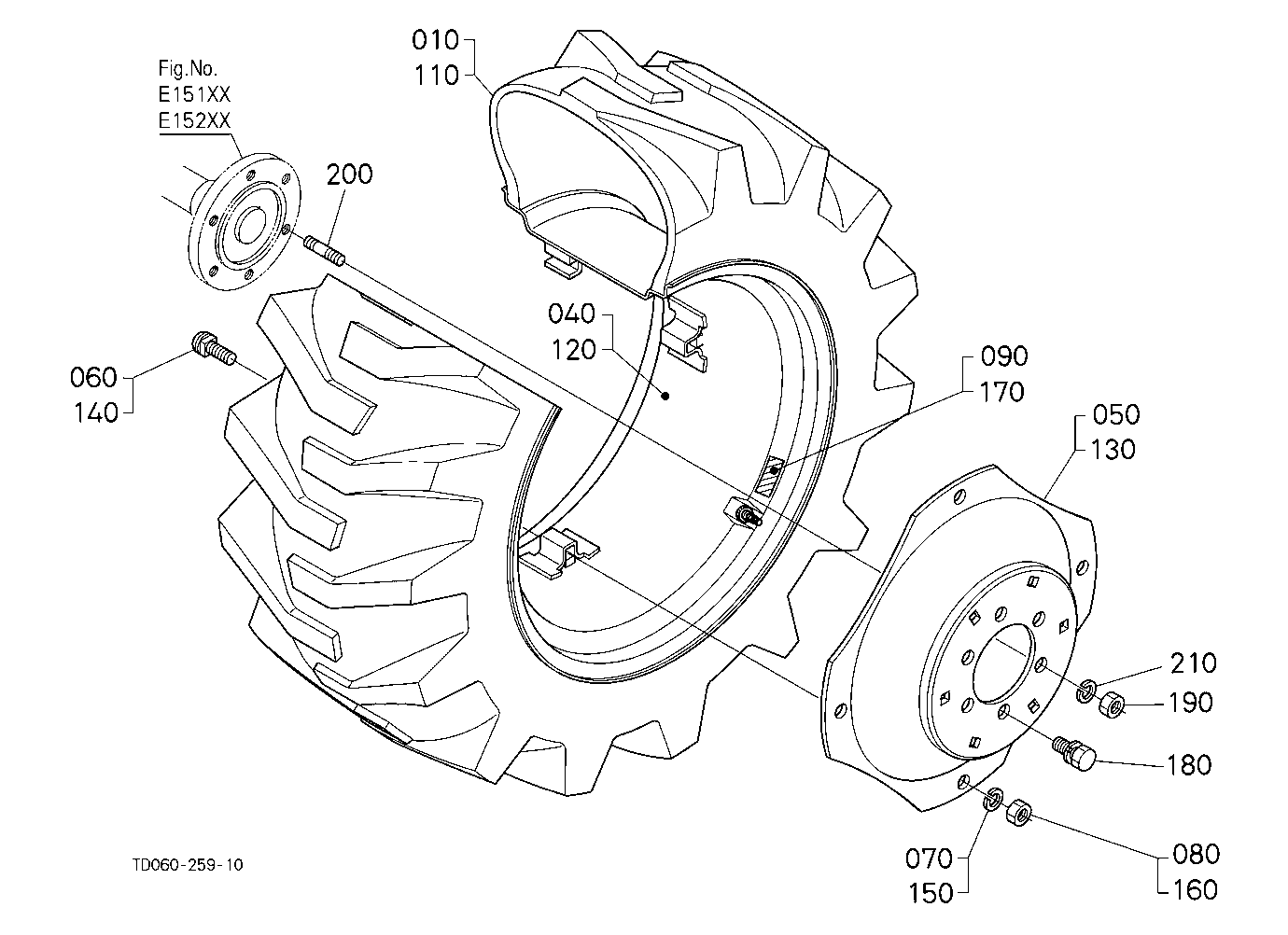 Rear Wheel (17.5L-24 R4) [Old Type]