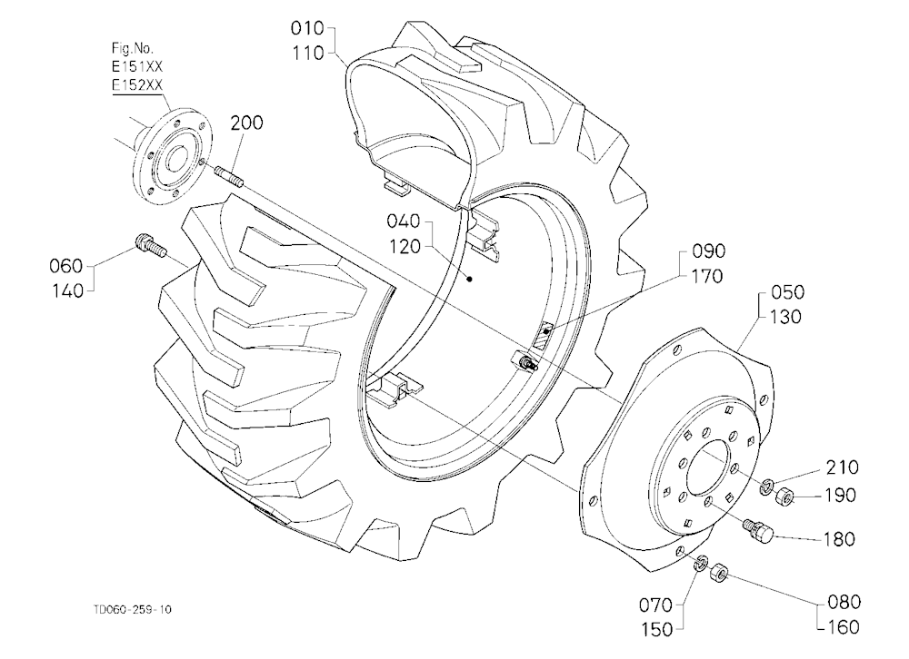 Rear Wheel(17.5L-24R4) [Old Type]