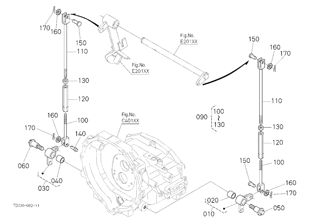 Brake Rod (Brake Pedal) [Rops Type]