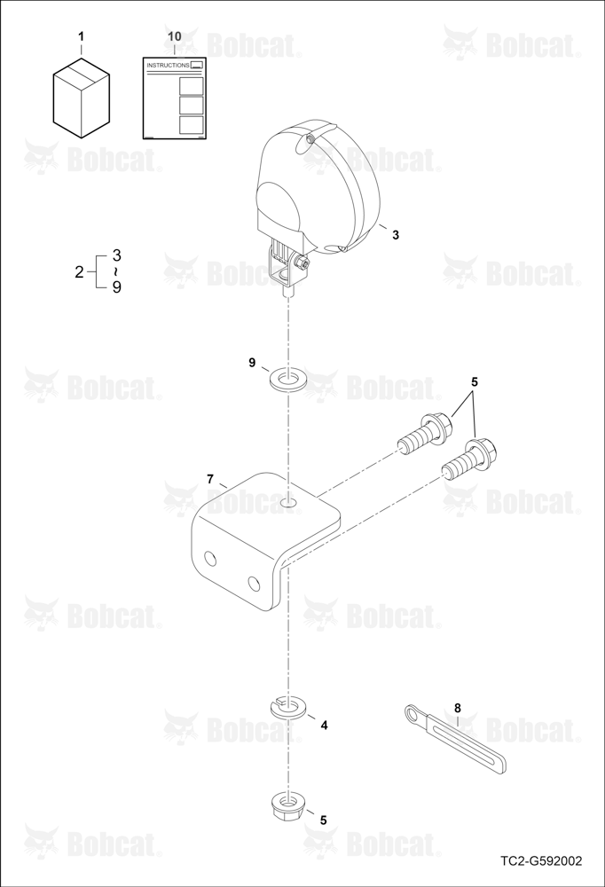 Rear Work Light Kit