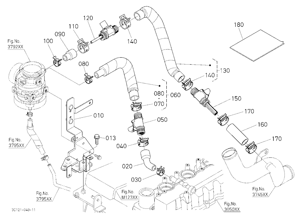 Heater Kit (Heater/Pipe) (W/G No.M3131) [Option] [