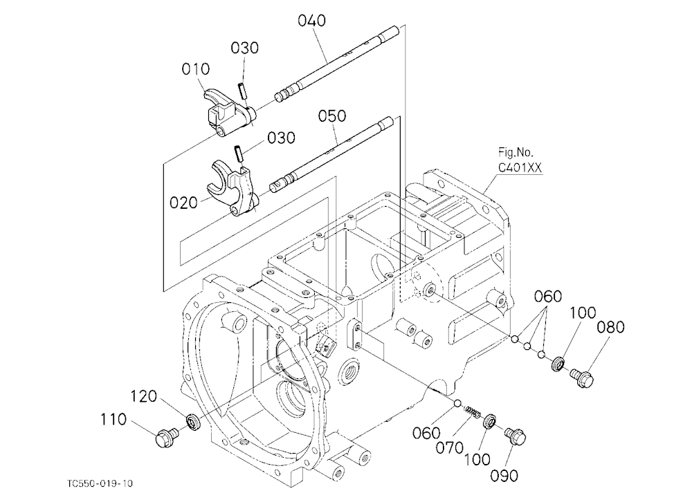 Main Gear Shift Fork