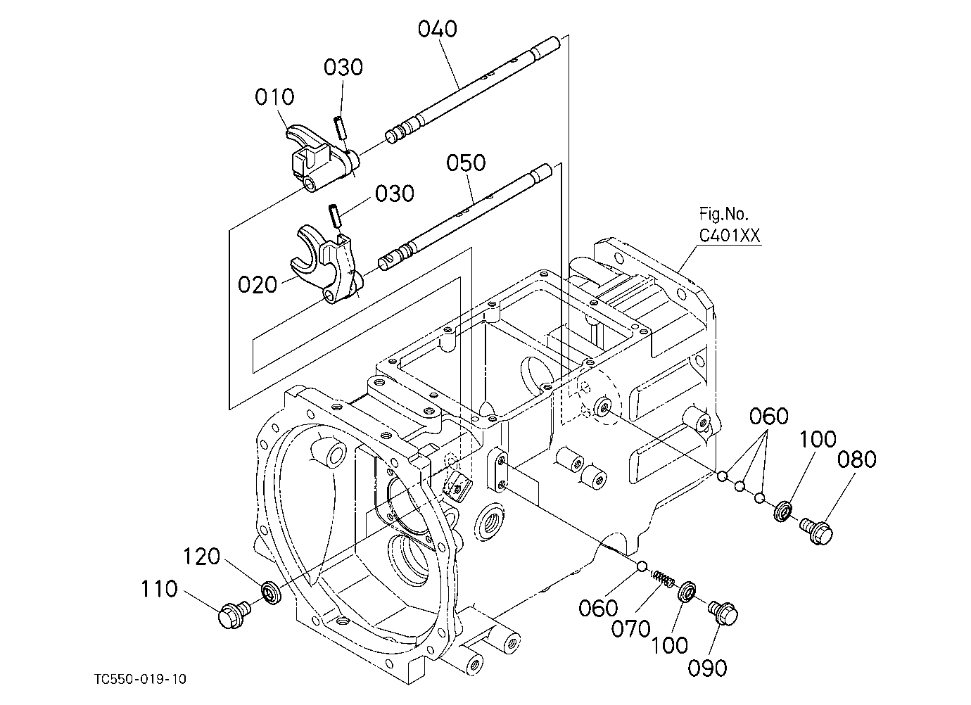 Main Gear Shift Fork