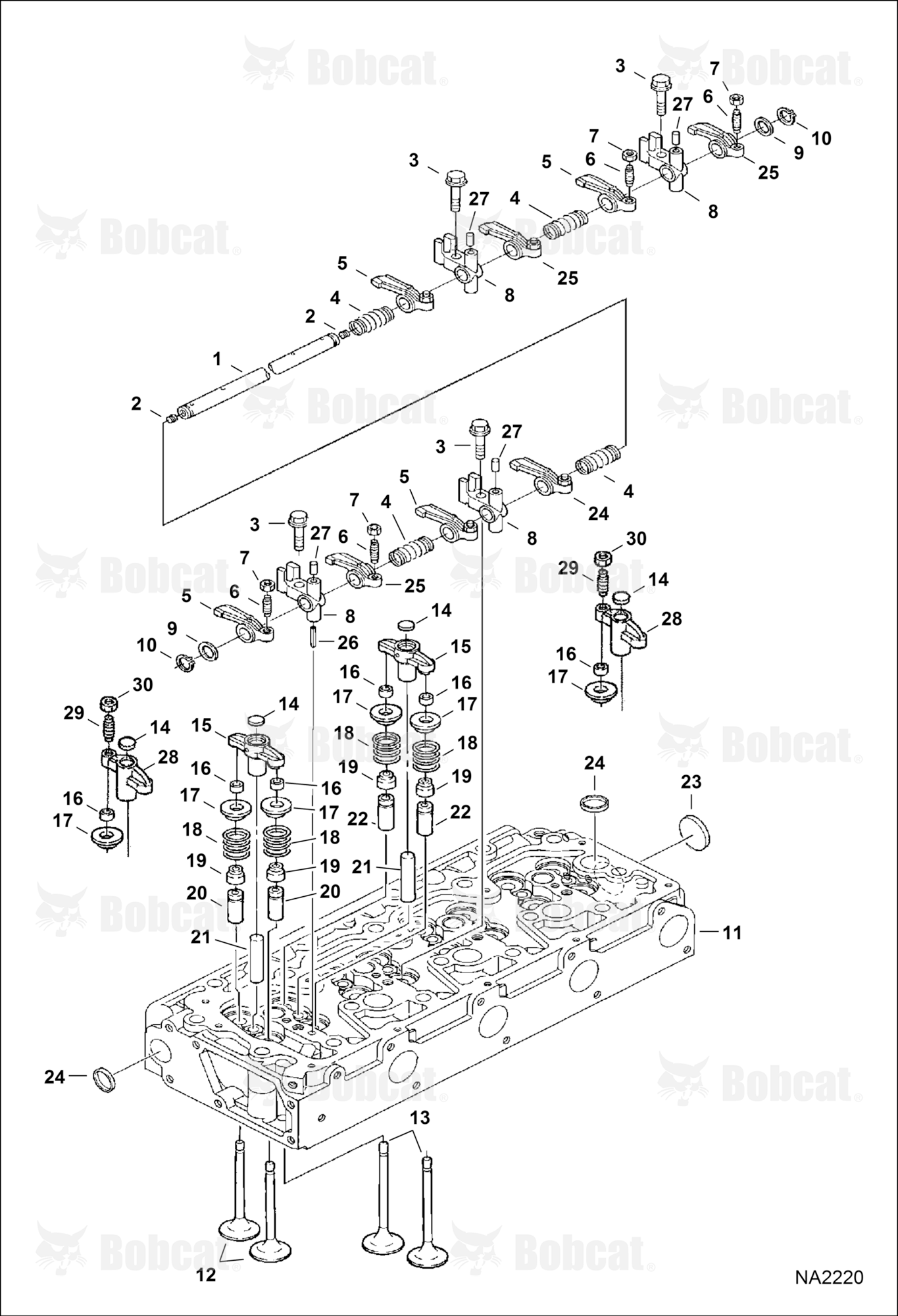 Cylinder Head (V3300 DI T Kubota)