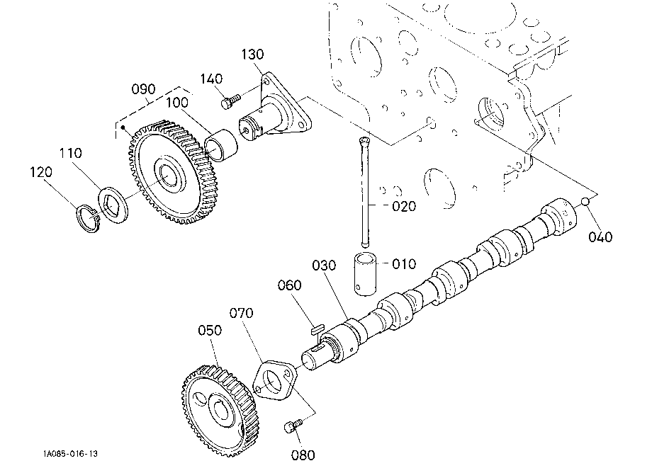 Camshaft And Idle Gear Shaft