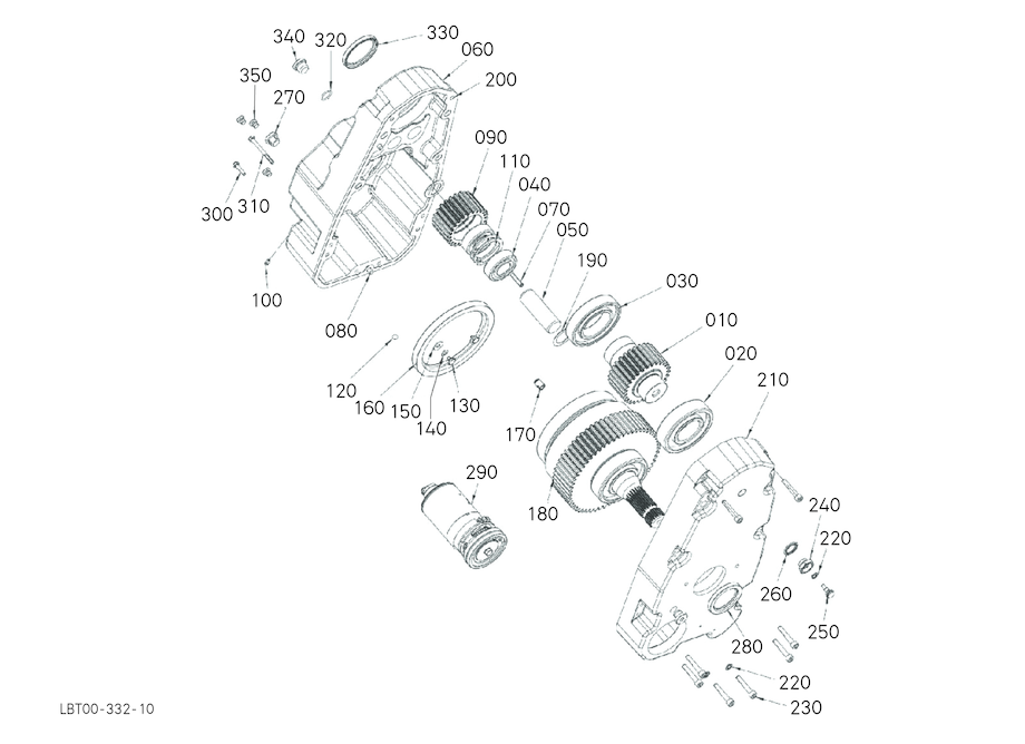 Gearbox Pn3 2857 Cw 2 6Xm12S Sp21