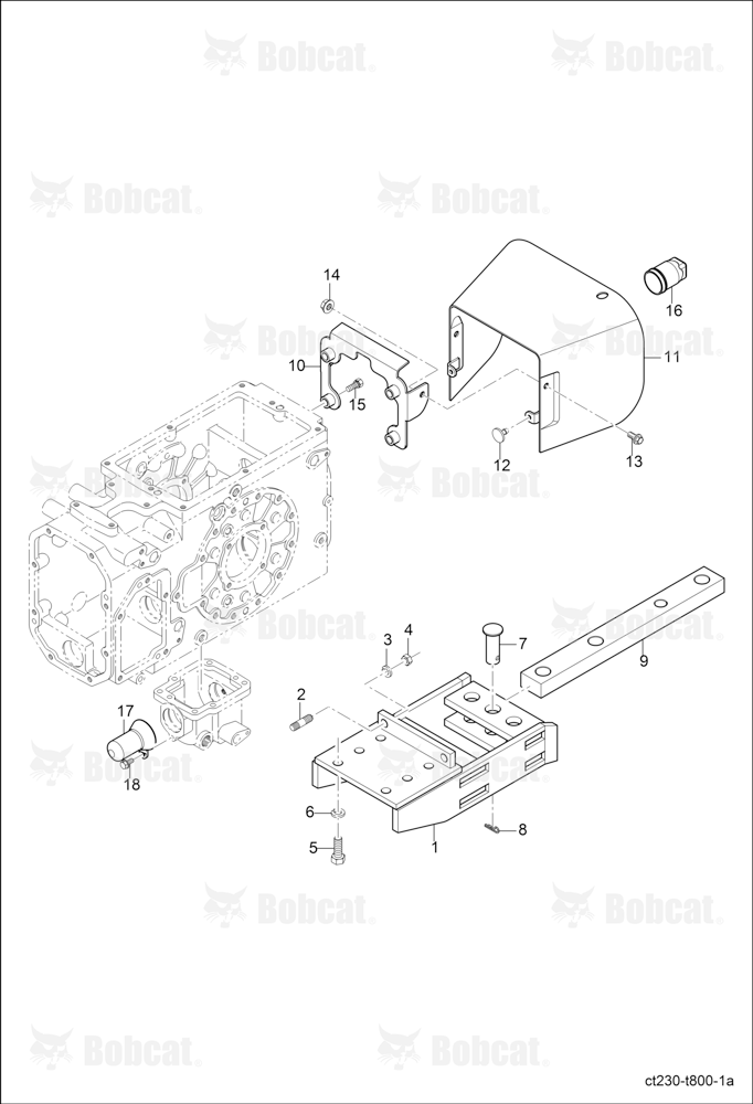 Drawbar Group (W/Mid PTO)