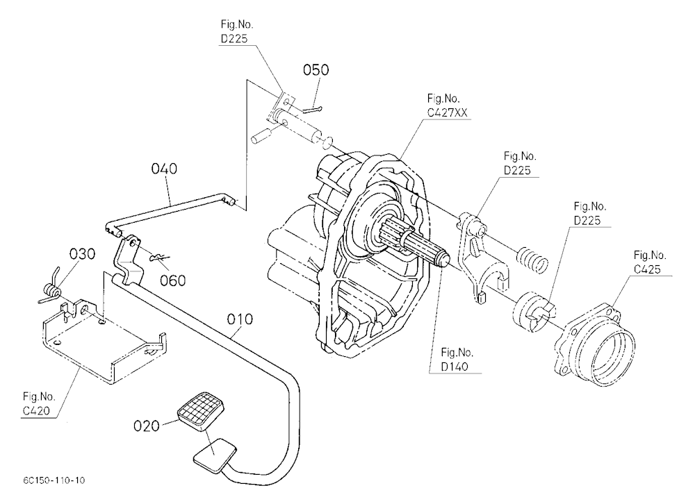 Differential Lock Pedal