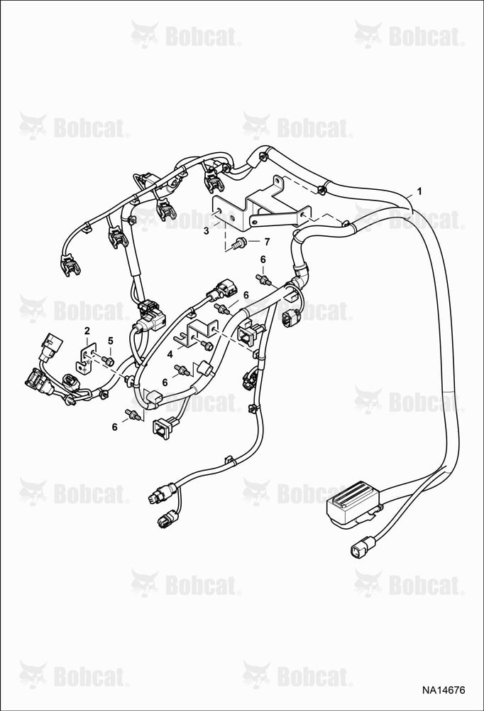 Engine ECU Harness (Engine S/N 025472 & Above)