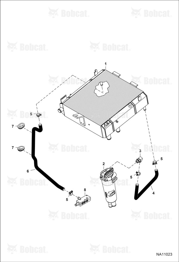 Hydrostatic Circuitry (Cooler)