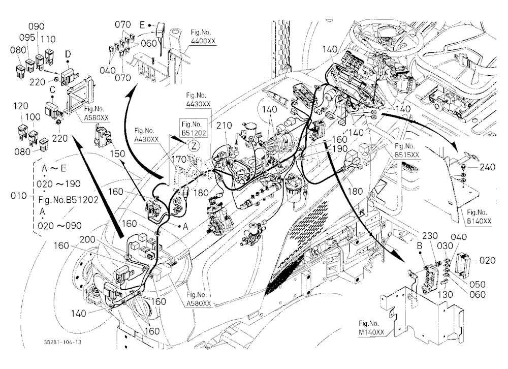 Electrical Wiring (Front Rh) [A]