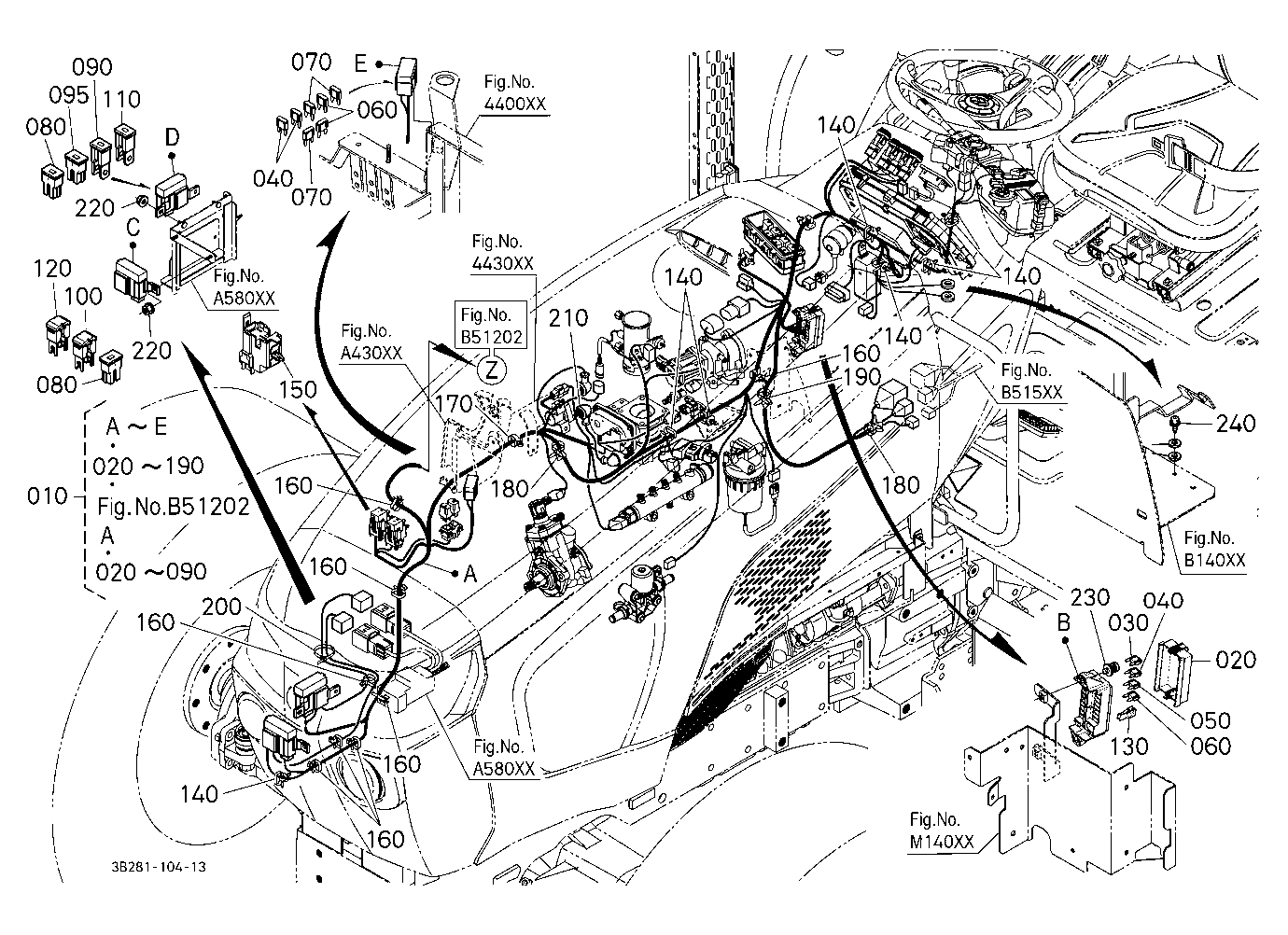 Electrical Wiring (Front Rh) [A]