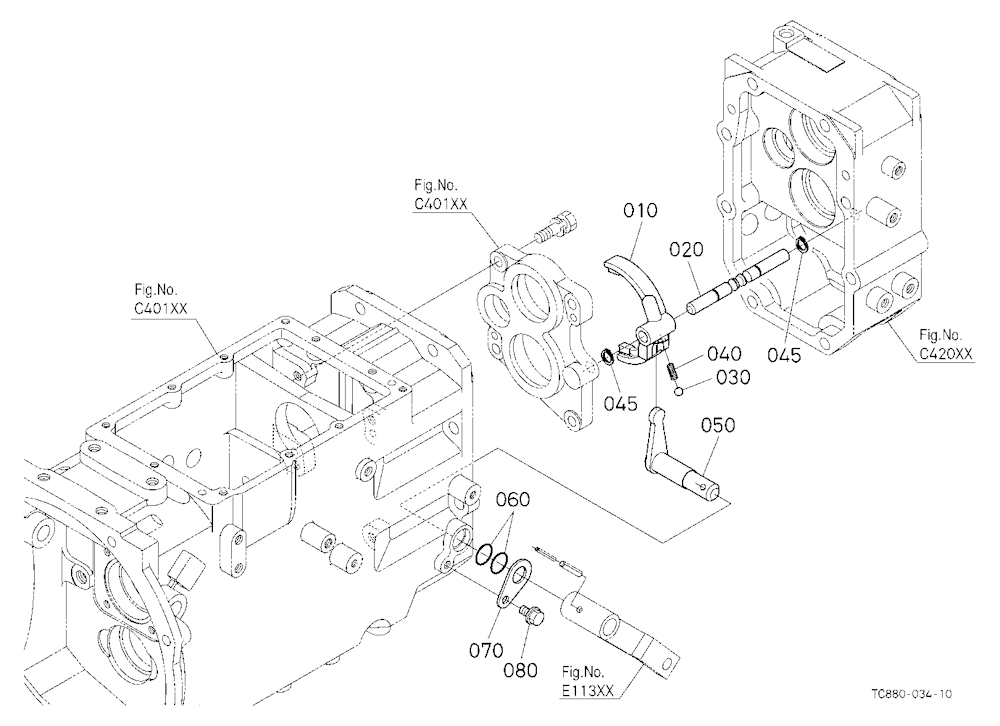 Shuttle Shift Fork