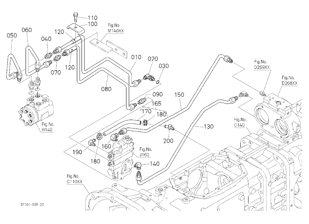 Hydraulic Oil Line (Steering/Pto)