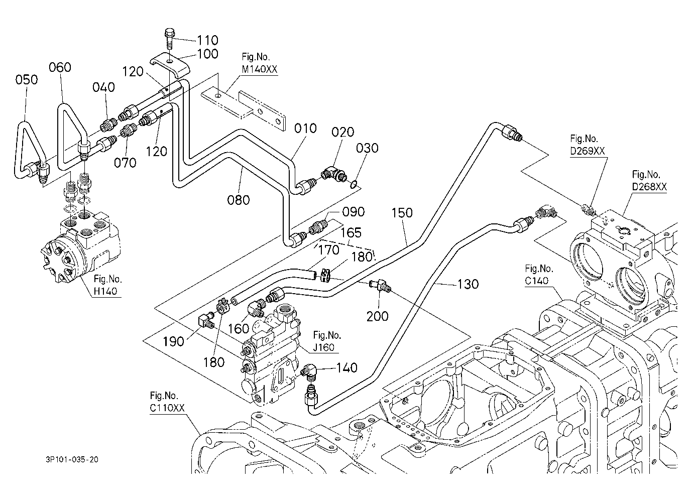 Hydraulic Oil Line (Steering/Pto)