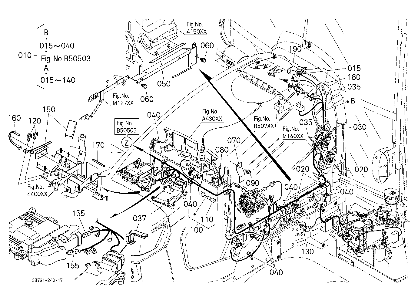 Electrical Wiring (Engine Lh) [A]