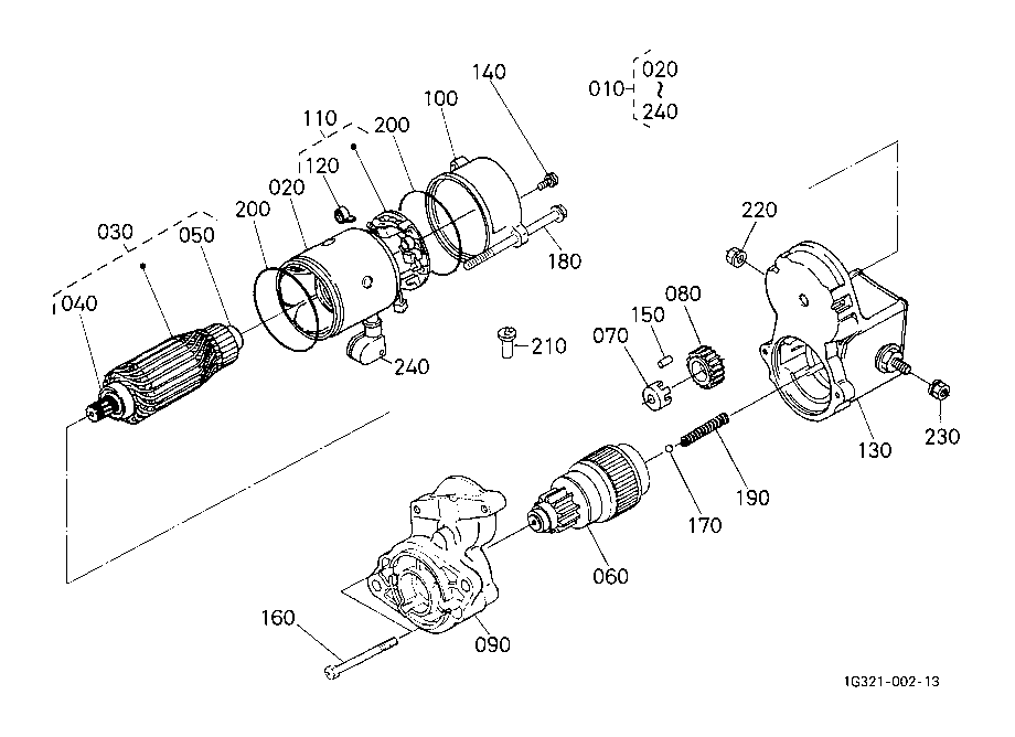 Starter [Component Parts](Not For Reman Unit)