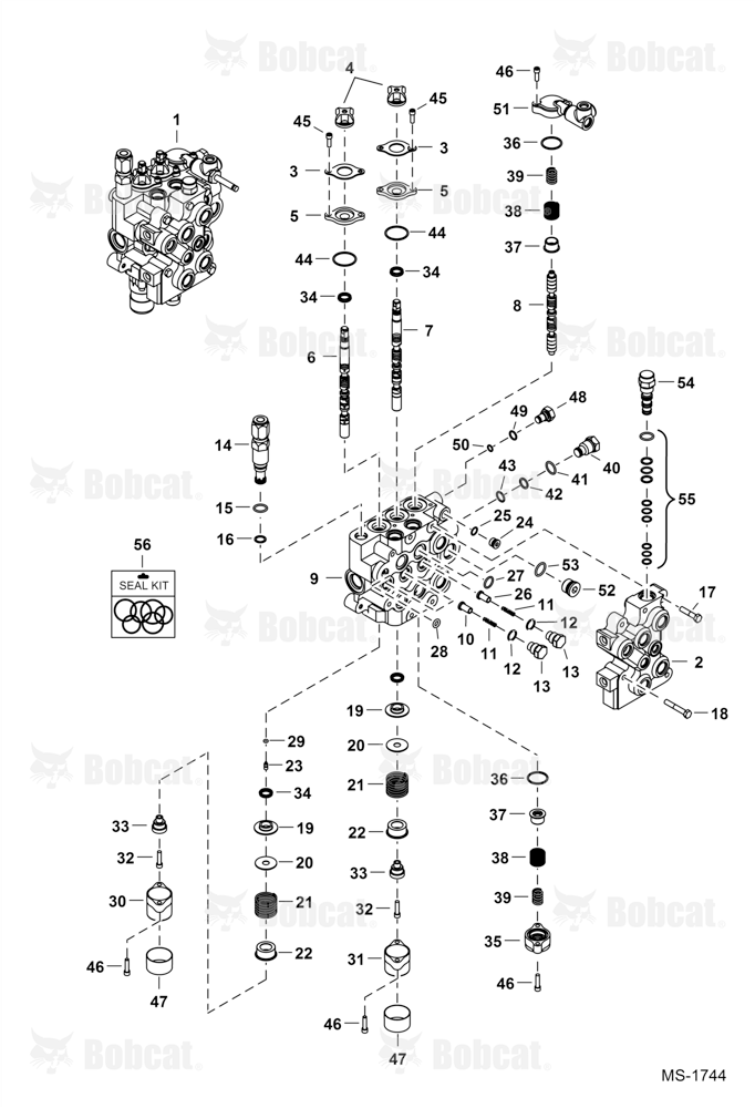 Hydraulic Control Valve (AHC/ACS) (Service Valve)