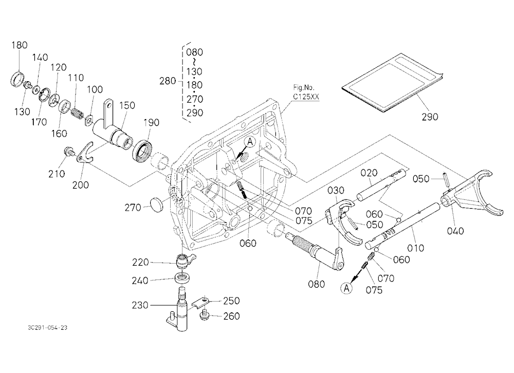 Main Gear Shift Fork