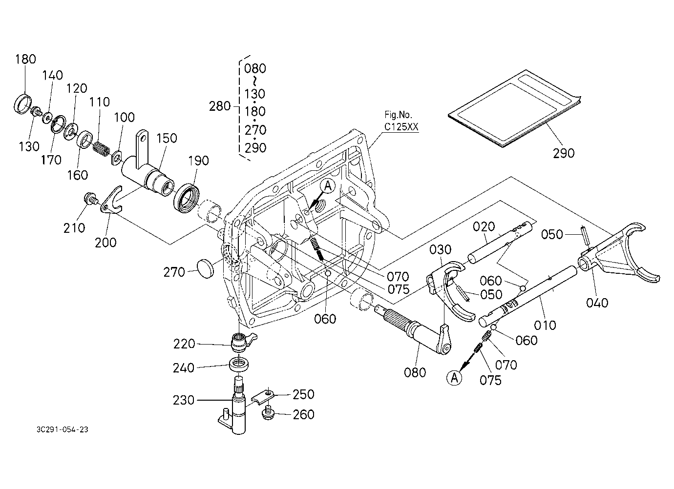 Main Gear Shift Fork