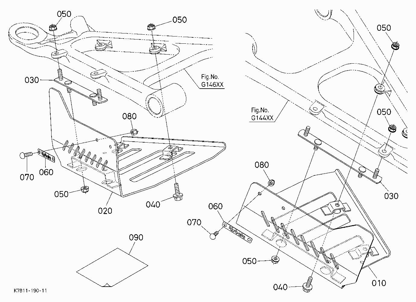 FRONT ARM GUARD KIT (W/G No.V0850) [OPTION]