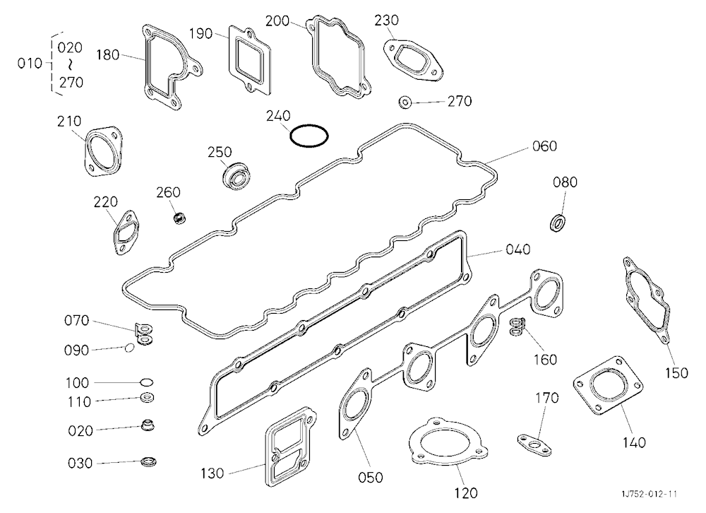Upper Gasket Kit [New]