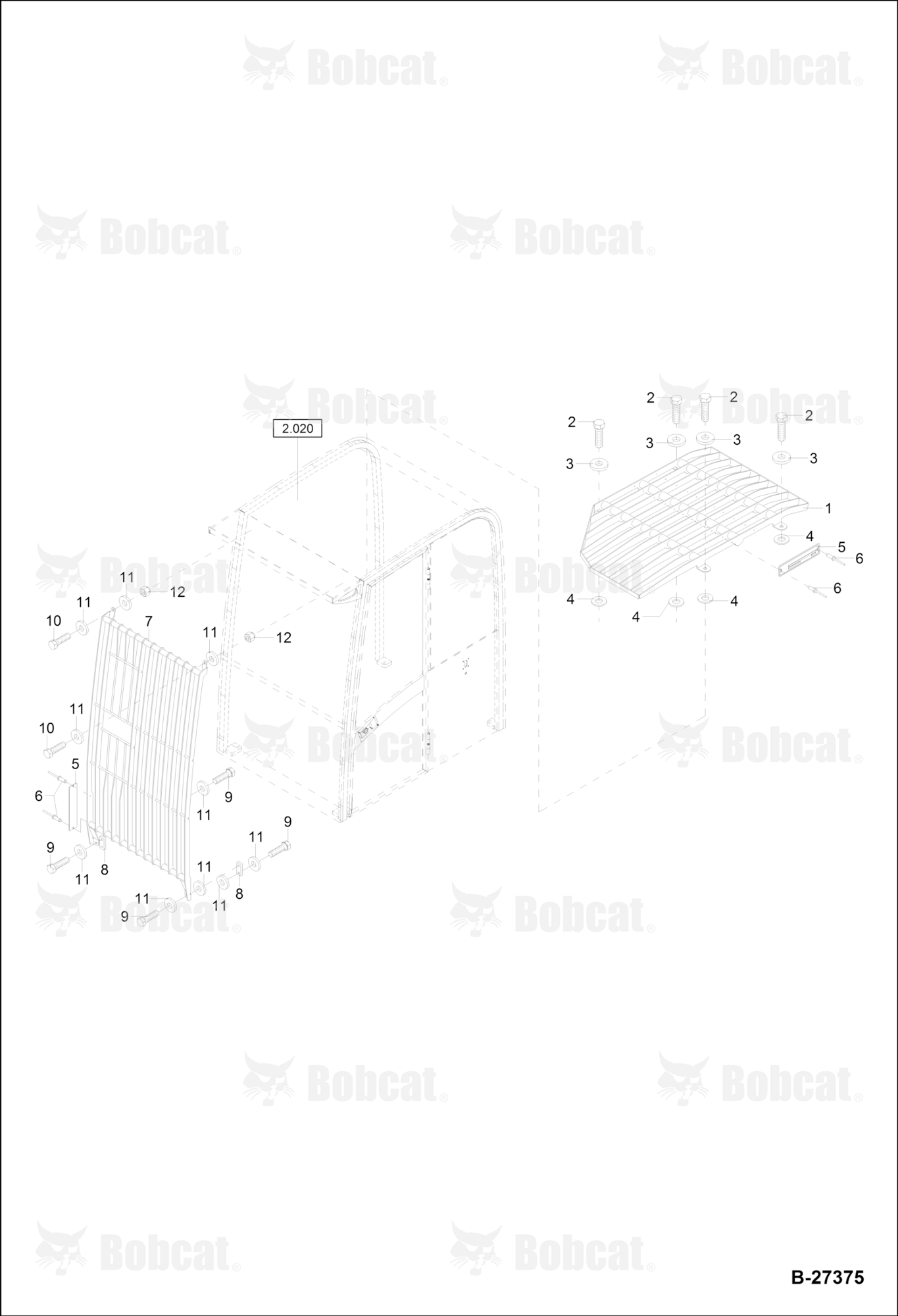 Protection Grid - OPERATOR'S Cap Roof