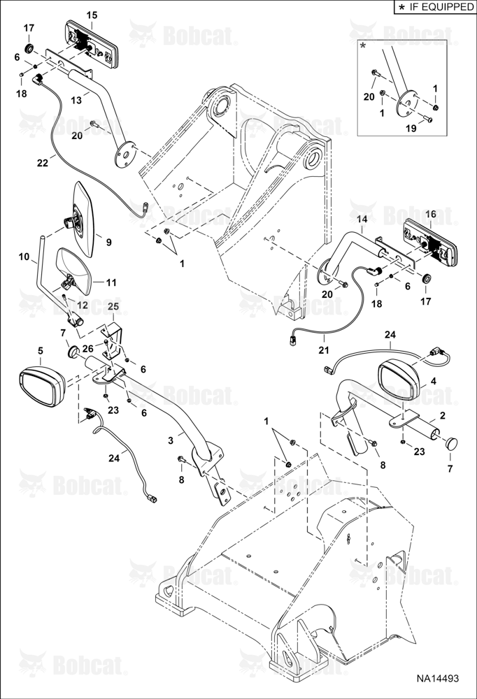 Road Lights & RH Mirror (LED)